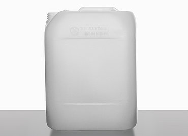 Plastic canister: 10,0 liter, colour: natural