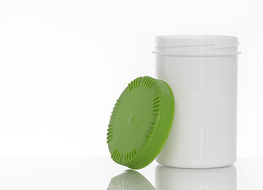 Kunststoff Schraubdeckeldose UN Packo ECO: 1,0 Liter, Farbe: weiß Kunststoff Schraubdeckeldose UN Packo ECO: 1,0 Liter, Farbe: weiß