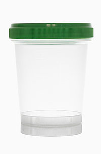 Screw lid cup: 800 milliliter, colour: clear