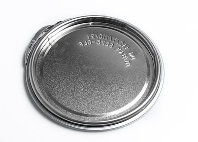 Weißblech Eindrückdeckel aus Weißblech ø 230,0 mm Mündung