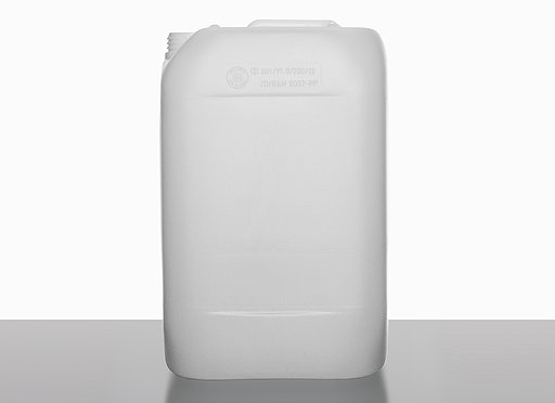 Plastic canister: 12,0 liter, colour: natural