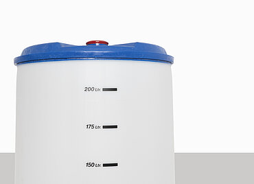 Kunststoff Spundfass: 225,0 Liter, Farbe: natur