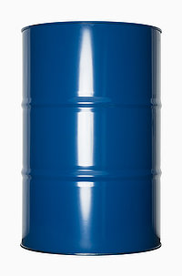Tight head drum with inner laquer: 216,0 liter, colour: blue RAL 5010