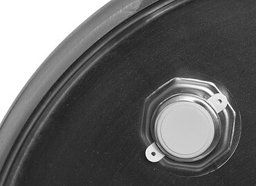 Stainless steel open head drum: 60,0 liter, colour: stainless steel matt Stainless steel open head drum: 60,0 liter, colour: stainless steel matt