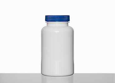 PET Packer: 250 Milliliter, Farbe: weiß