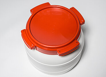 Kunststoff Schraubdeckelfass: 10,0 Liter, Farbe: weiß Kunststoff Schraubdeckelfass: 10,0 Liter, Farbe: weiß