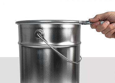 Weißblecheimer: 10,0 Liter, Farbe: blank Weißblecheimer: 10,0 Liter, Farbe: blank