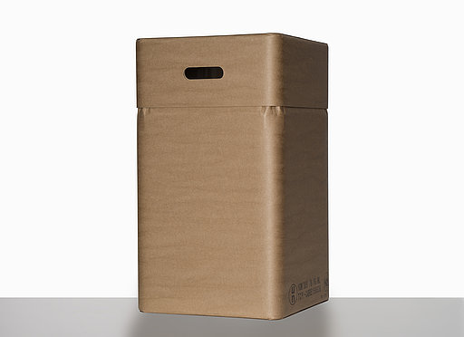 Fiber drum ECO: 80,0 liter, colour: natural