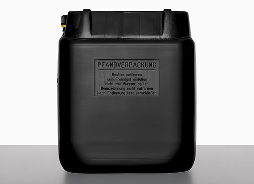 Kunststoffkanister EX: 30,0 Liter, Farbe: schwarz