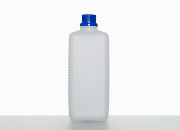 Square bottle E 1000/28: 1,0 liter, colour: natural