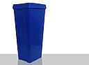 Kunststoff Rechteckeimer: 65,0 Liter, Farbe: blau