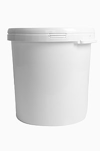 Kunststoff Hobbock: 32,0 liter, colour: weiß