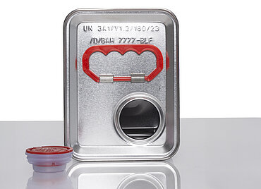 Weißblechkanister: 3,0 Liter, Farbe: blank Weißblechkanister: 3,0 Liter, Farbe: blank