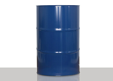 Sheet steel tight head drum: 216,5 liter, colour: blue RAL 5010