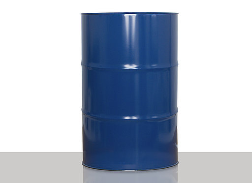 Sheet steel tight head drum: 216,5 liter, colour: blue RAL 5010