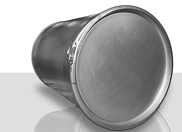 Stahlblech Bergungsfass: 300,0 Liter, Farbe: verzinkt