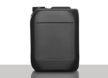 Kunststoffkanister: 5,0 Liter, Farbe: schwarz