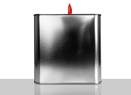 Weißblechkanister: 2,5 Liter, Farbe: blank