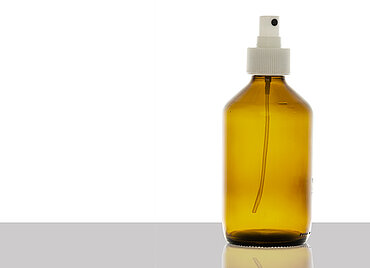 Leichte Verpackungsflasche: 250 Milliliter, Farbe: braun Leichte Verpackungsflasche: 250 Milliliter, Farbe: braun