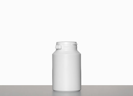Kunststoff Stülpdeckeldose OV Standard: 200 Milliliter, Farbe: weiß