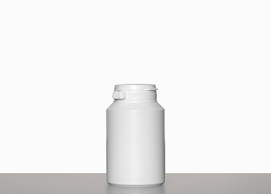 Kunststoff Stülpdeckeldose OV Standard: 200 Milliliter, Farbe: weiß
