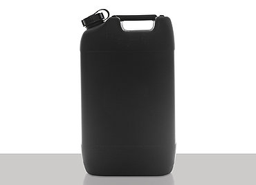 Kunststoffkanister ableitfähig: 20,0 Liter, Farbe: schwarz