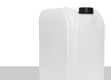 Plastic canister: 25,0 liter, colour: natural