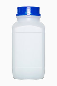 Chemical bottle: 2,5 liter, colour: natural