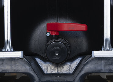 IBC Container: 1.000,0 Liter, Farbe: schwarz