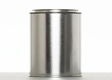 Ring lid can: 460 milliliter, colour: blank