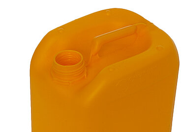 Plastic canister: 5,0 liter, colour: orange Plastic canister: 5,0 liter, colour: orange