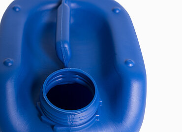 Kunststoffkanister: 6,0 Liter, Farbe: blau