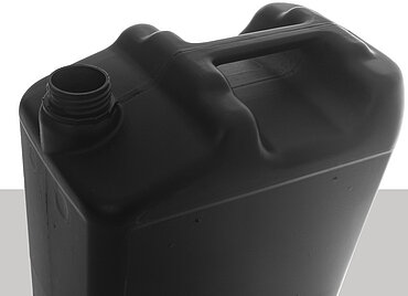 Kunststoffkanister ableitfähig: 30,0 Liter, Farbe: schwarz