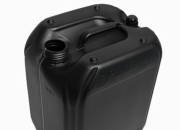 Kunststoffkanister: 20,0 Liter, Farbe: schwarz Kunststoffkanister: 20,0 Liter, Farbe: schwarz