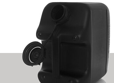 Kunststoffkanister ableitfähig: 10,0 Liter, Farbe: schwarz Kunststoffkanister ableitfähig: 10,0 Liter, Farbe: schwarz
