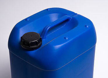 Plastic canister: 25,0 liter, colour: blue Plastic canister: 25,0 liter, colour: blue