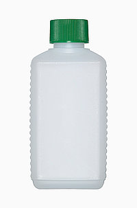 Kunststoff Vierkantflasche: 200 Milliliter, Farbe: natur