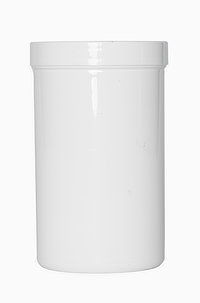 Screw cap can: 325 milliliter, colour: white