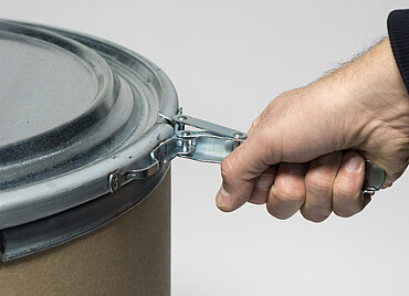 Fiber drum NTR: 60,0 liter, colour: natural Fiber drum NTR: 60,0 liter, colour: natural