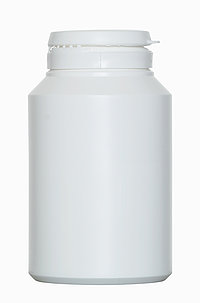 Kunststoff Stülpdeckeldose OV Standard: 150 Milliliter, Farbe: weiß