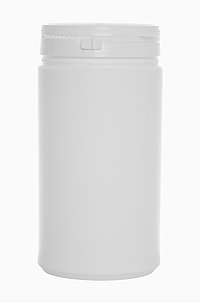 Slip lid can: 400 milliliter, colour: white
