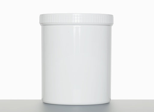Screw cap can: 2,0 liter, colour: white