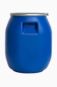 Kunststoff Deckelfass: 30,0 liter, colour: blau