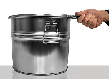 Weißblech Hobbock: 20,0 Liter, Farbe: blank Weißblech Hobbock: 20,0 Liter, Farbe: blank