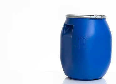 Kunststoff Deckelfass: 30,0 Liter, Farbe: blau Kunststoff Deckelfass: 30,0 Liter, Farbe: blau