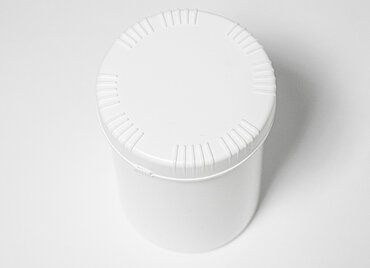 Kunststoff Schraubdeckeldose UN Packo: 1,0 Liter, Farbe: weiß Kunststoff Schraubdeckeldose UN Packo: 1,0 Liter, Farbe: weiß