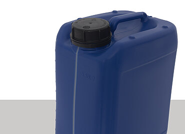 Kunststoffkanister: 5,0 Liter, Farbe: blau