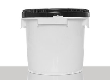 Kunststoff Schraubdeckeleimer Click Pack: 6,0 Liter, Farbe: weiß