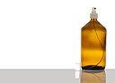 Light packaging bottle: 1,0 liter, colour: brown