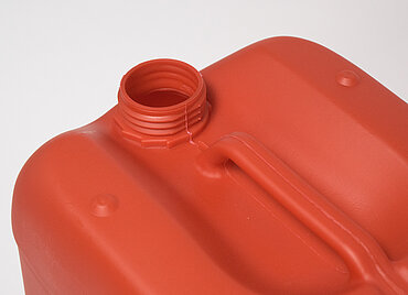 Kunststoffkanister: 25,0 Liter, Farbe: rot